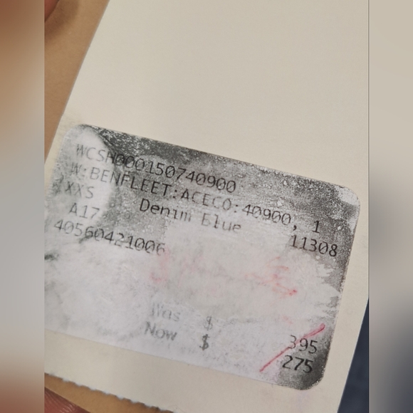 NWT Burberry Men's Benfleet Denim Blue Chambray Shirt Button Down Shirt sz XXS - Picture 11 of 16